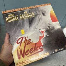 Laserdisc - 9 1/2 Weeks Deluxe Letterbox Excellent Condition Torn Cello