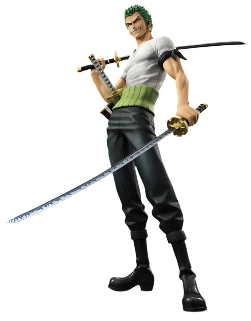 One Piece Roronoa Zoro 10th Limited Ver 1/8 Figure P.O.P. MegaHouse Brown