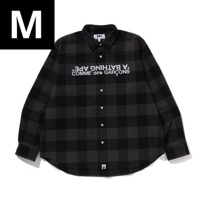 A BATHING APE Herren BAPE COMME des GARÇONS CDG OSAKA Limited BLOCK CHECK SHIRT