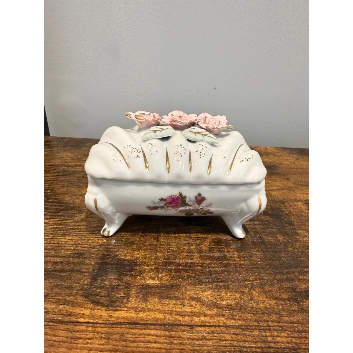 Porcelain Décor Trinket Boxes for sale | eBay