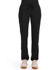 Healing Hands Scrubs Purple Label Tamara Pant Petite 9181P BLACK Black Free Ship