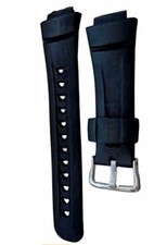 Generic Black Watch For Casi Strap Silver Buckle SE6966 Fits Casio G Shock G2900