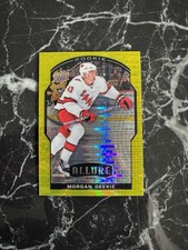 Morgan Geekie 2020-21 Upper Deck Allure Yellow Taxi Parallel Rookie Card #74. rookie card picture