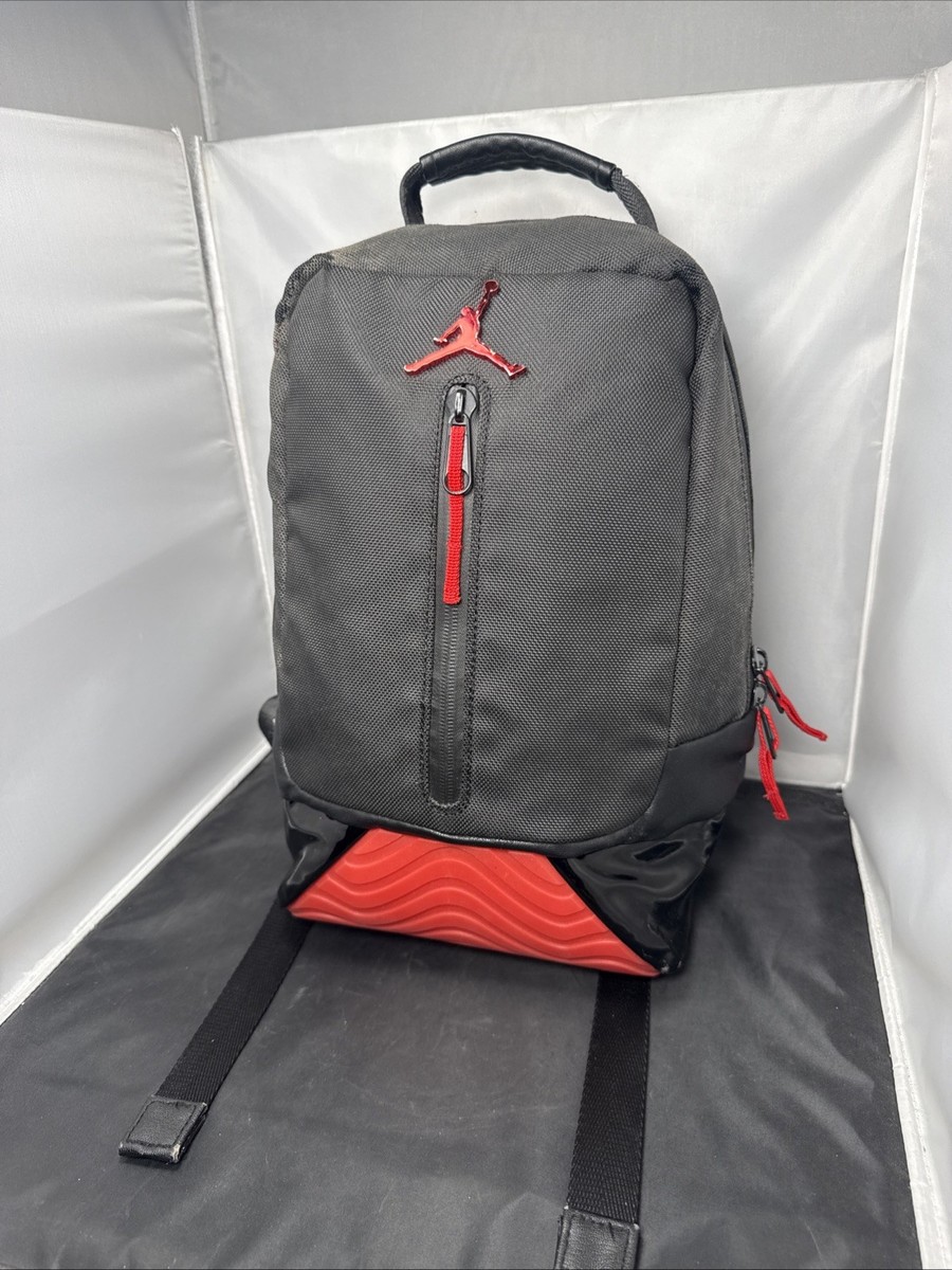 Air Jordan Retro 11 Mini Backpack Book Bag Black Red Backpack | eBay