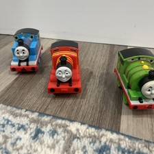 Lot of 3 Thomas the Train Pull Back  Go Engine Racers Thomas, Percy and James