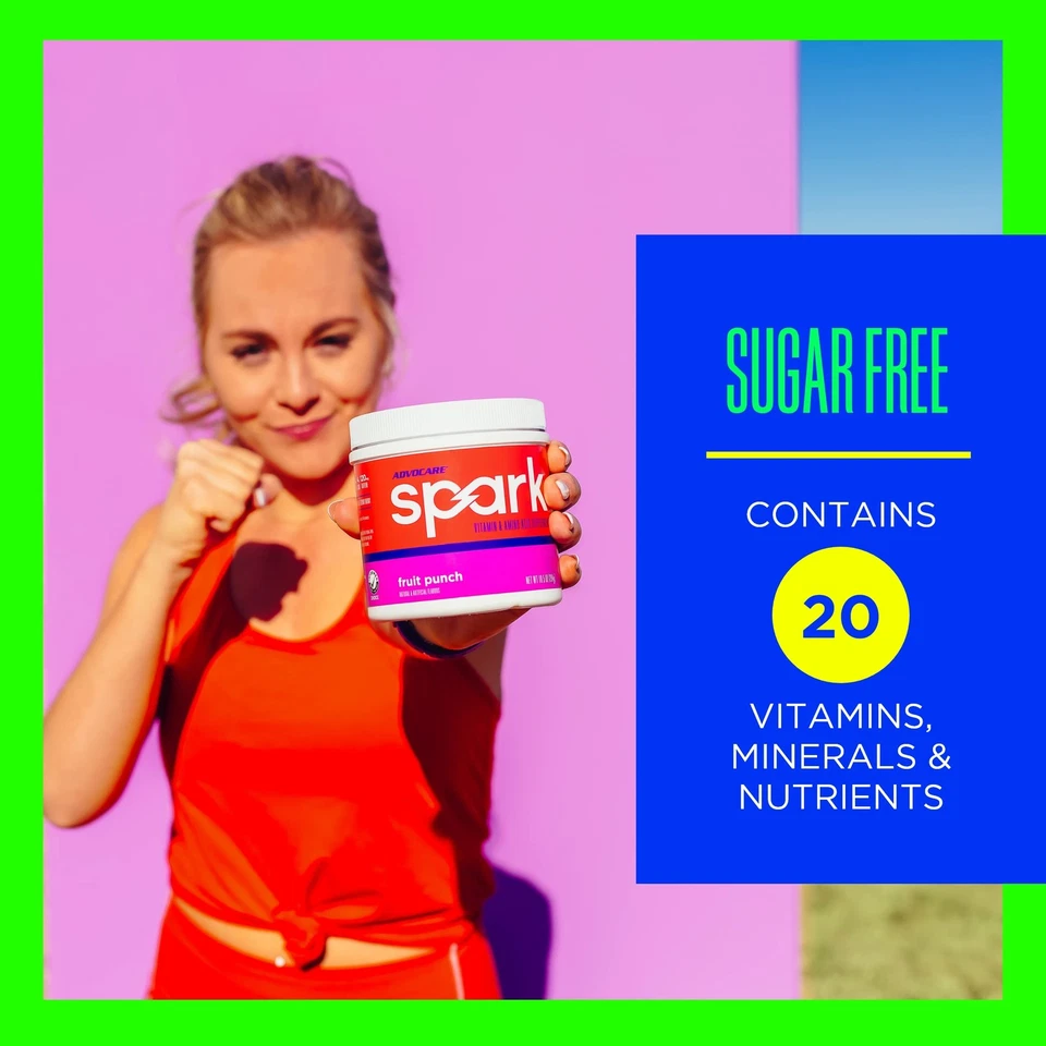 Suplemento de vitaminas y aminoácidos Spark - Mezcla de polvo de bebida enfocada y energética con... Foto 3 de 4