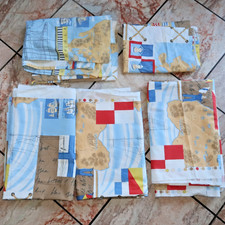 Vintage Laura Ashley Craft Fabric Bundle Nautical Sailing Signal Flag Sailing