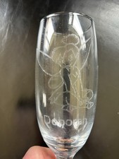 Personalised Tinkerbell Glass : Name - Deborah