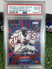 2023 Wild Card Alumination Comix 🔥 Cj Stroud Auto Rookie 2/2 PSA 10  