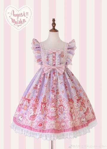 Süßes Lolita JSK Kleid Katze Patisserie (1/4 40 cm MDD BJD) Strawberry Meowntain - Bild 9 von 9
