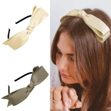 Bow Headbands for Women, Elegant Bowknot Headband Boho Fashion Champagne Party