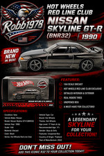 Presale Hot Wheels Rlc Exclusive Nissan Skyline R32 Gt-r