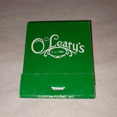O'Leary's Restaurant Danville Illinois Vintage Unstruck Matchbook