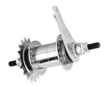 KT Chrome Single Speed Coaster Brake Hub 36H 3/8 Axle 18T Sprocket Rear Hub.