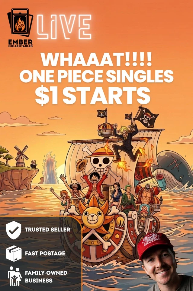 🔥 HUGE ONE PIECE $1 STARTS! - w/ Ember 🔥
