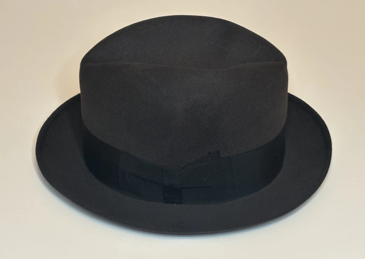 Borsalino Fedora/Trilby Vintage Hats for Men 7 1/8 Size for sale