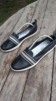 women clarks loafers black 38 #7B4Z