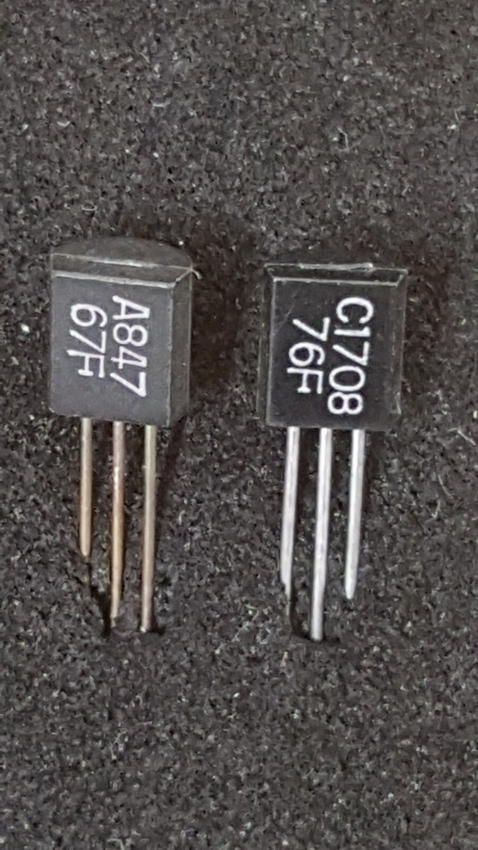 Mitsubishi 2SA847-F, 2SC1708-F complementary (1pair) Japan