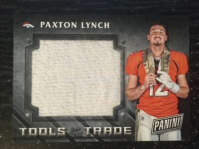 2016 Panini Black Friday Tools of the Trade #11 Paxton Lynch Towel Patch Basic