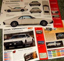 1966 Olds Toronado Spec Info Poster Original Brochure Ad 67-70 Oldsmobile
