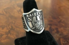 LV LA Raiders sterling silver rings Made in USA!...