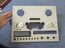 TEAC X-7R REEL TO REEL FACE PLATE COVER W/TENSIONERS GREAT CONDITION