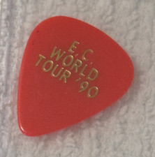 ERIC CLAPTON GUITAR PICK 1990 WORLD TOUR RARE STAGE CONCERT ERIC'S PLECTRUM