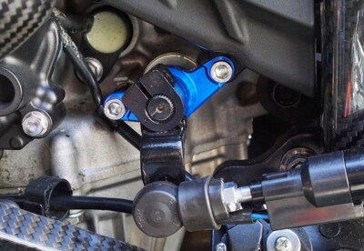 NINJA ZX-4R ZX-25R SNIPER Shift Shaft Support Holder Blue SP0133BL