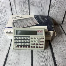 Berlitz EuroTraveller Interpreter PH510 Selectronics 1990 Needs New Batteries