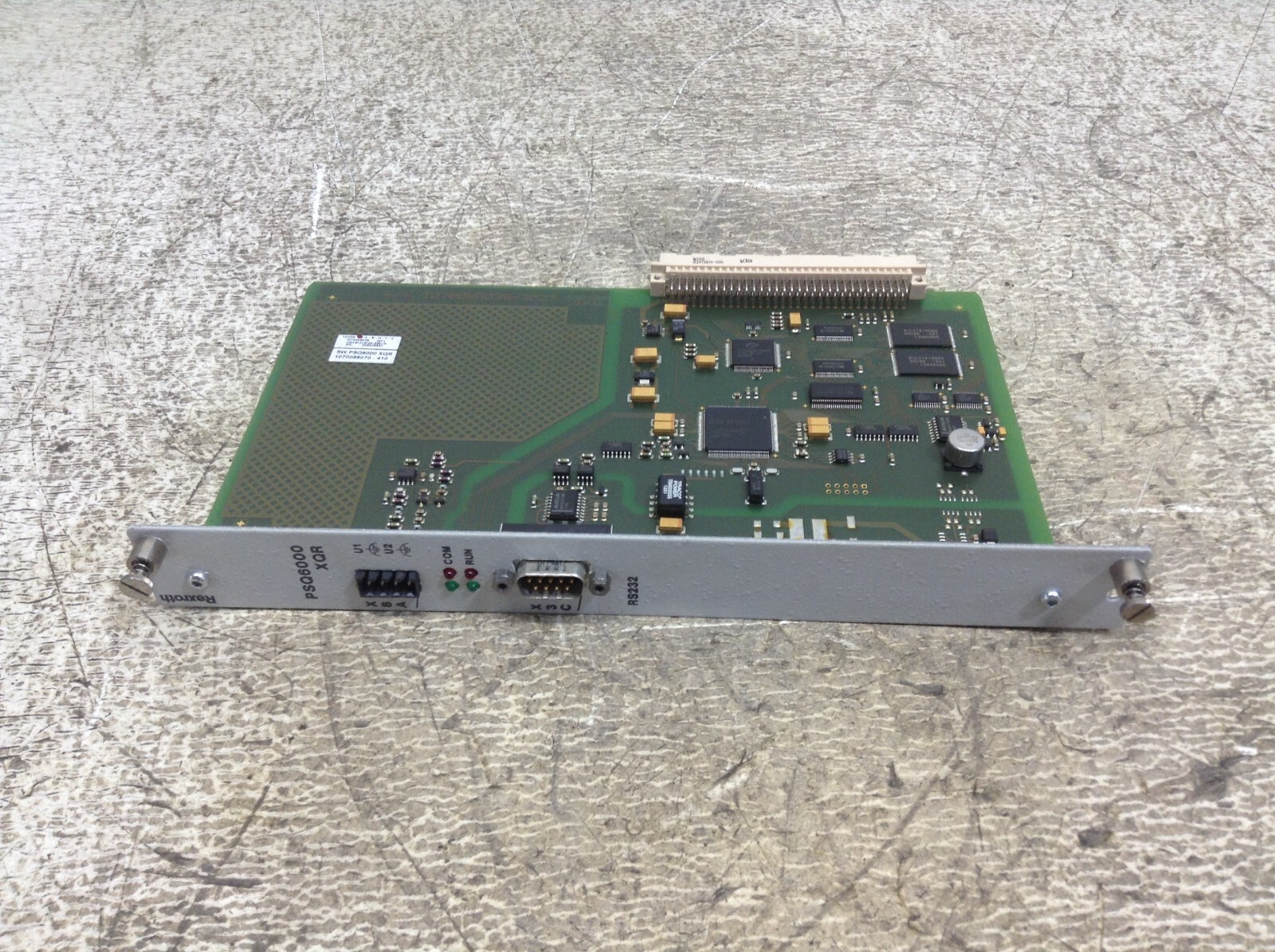 Rexroth Bosch PSQ6000 XQR 1070088039-3027 Control Com Card 1070088070-GD1 (VT)