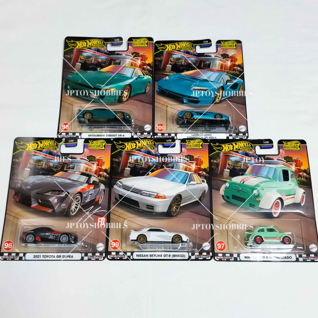 Hot Wheels Mix 2 Premium Boulevard - 5 Complete Set | eBay Australia