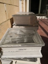 17 mattoni in vetrocemento 19x19x8 cm