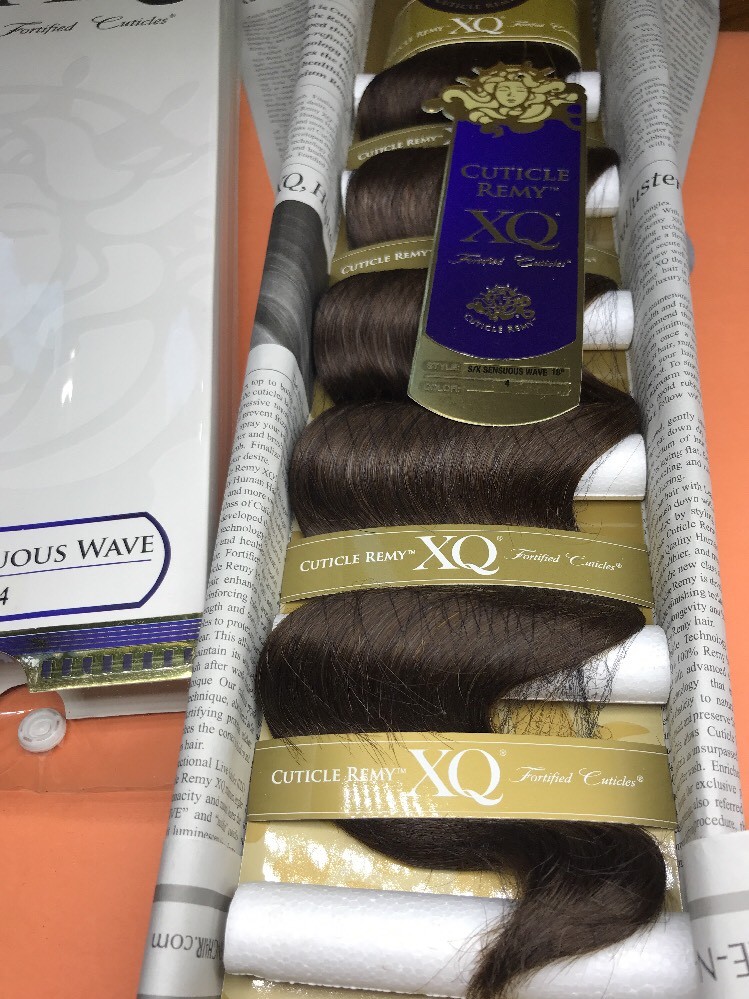 XQ CUTICLE REMY YAKY 100 HUMAN HAIR WEAVE_Sensuous_Wave_18"_4 eBay
