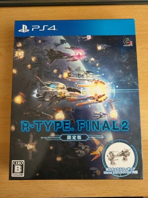 PS4 R-TYPE FINAL 2 Limited Edition With Metal Earth R-9A Figur Japanisch 
