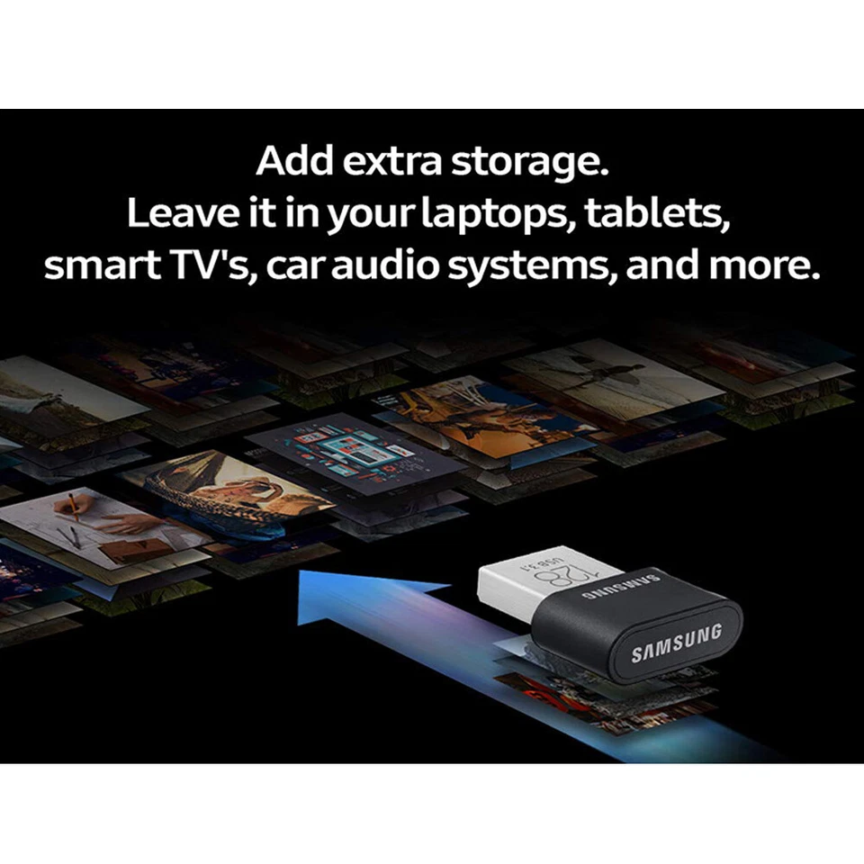 USB Flash Drive Thumb Drive Memory Stick Samsung for PC Laptop Reads 300MB/s lot - Image 3 of 4