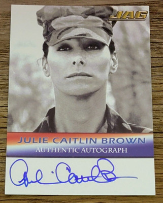 2006 TK Legacy JAG Premiere Edition A14 Julie Caitlin Brown Autograph