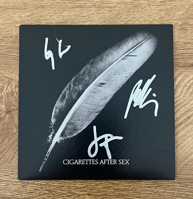 affection cigarettes after sex * CIGARETTES AFTER SEX * signed vinyl album * AFFECTION * GREG, RANDY &  JACOB *