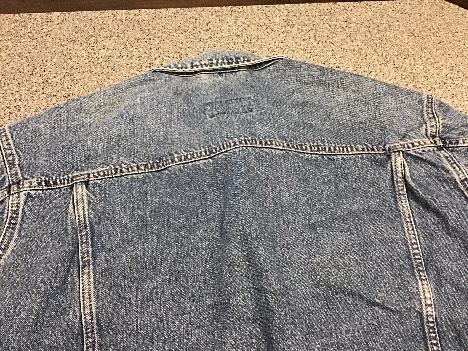 Monte Carlo Denim Jacket Adult XXL Blue Denim Button … Gem