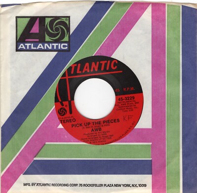 AWB   Pick Up The Pieces 1974 Atlantic Funk Soul VG+