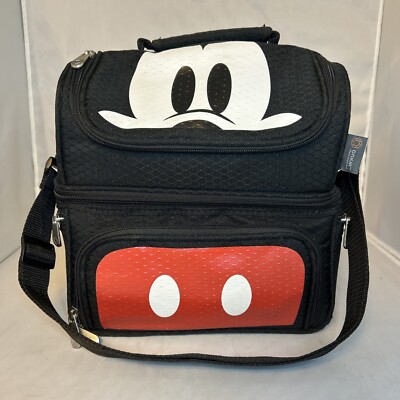 Picnic Time / Oniva    Mickey Mouse ''Pranzo'' Style Lunch Box   Great Condition