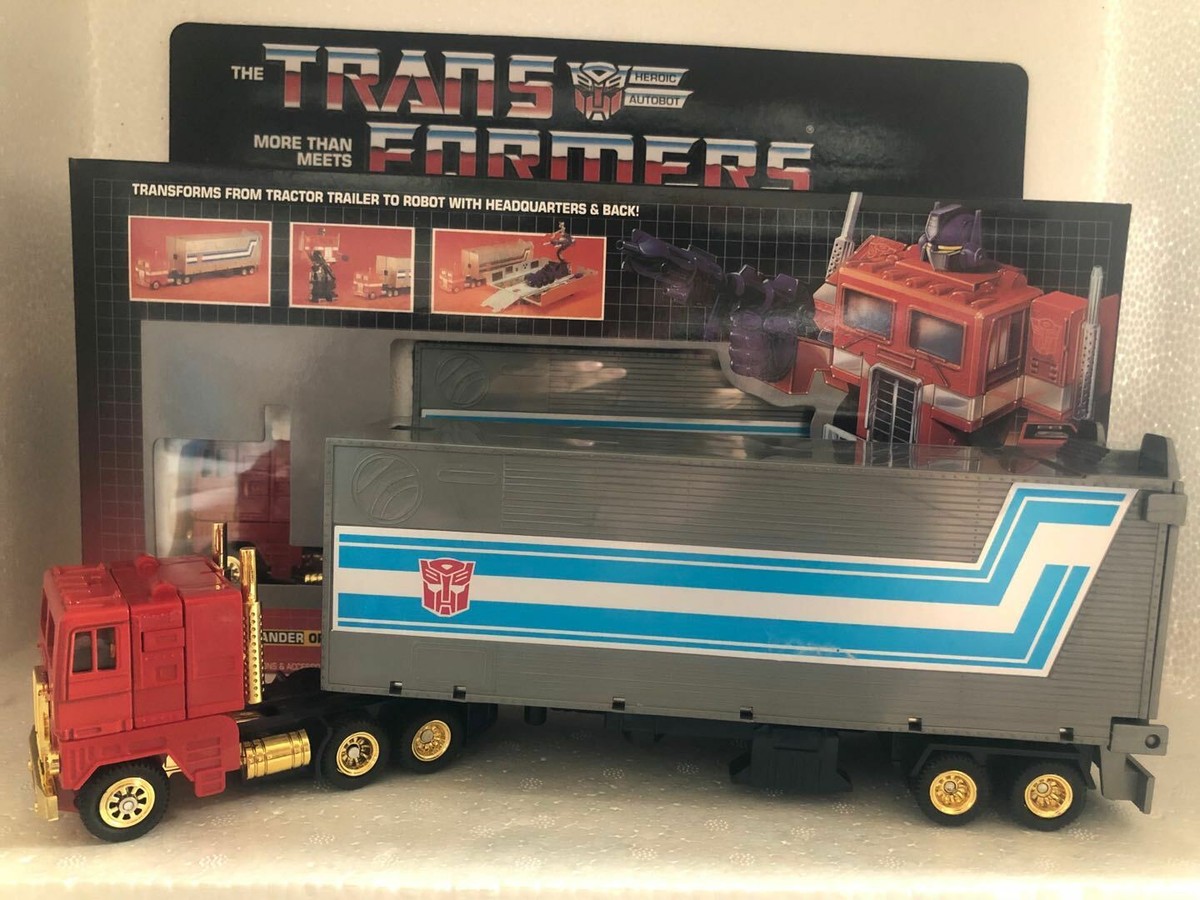 New Transformers G1 Optimus Prime Golden Action Figure Box