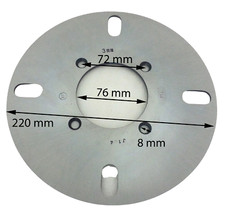 BD007 220MM BREMSSCHEIBE HINTEN BASHAN BS200S-7 BS250S-11B 200CC QUAD FAHRRAD ATV