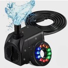 Mini Wasserpumpe Tauchbar Mit LED-Lichtern Für Garten Teich Tank Brunnenpool