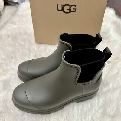 UGG Droplet Rain Boots Womens Size 9. Forest Night. New In Box. Free Shipping