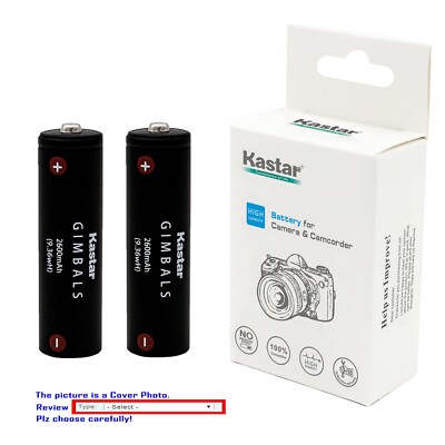 Kastar Battery Replacement for EVO RAGE (Gen 1), Moza Air 2 Gimbal Stabilizer