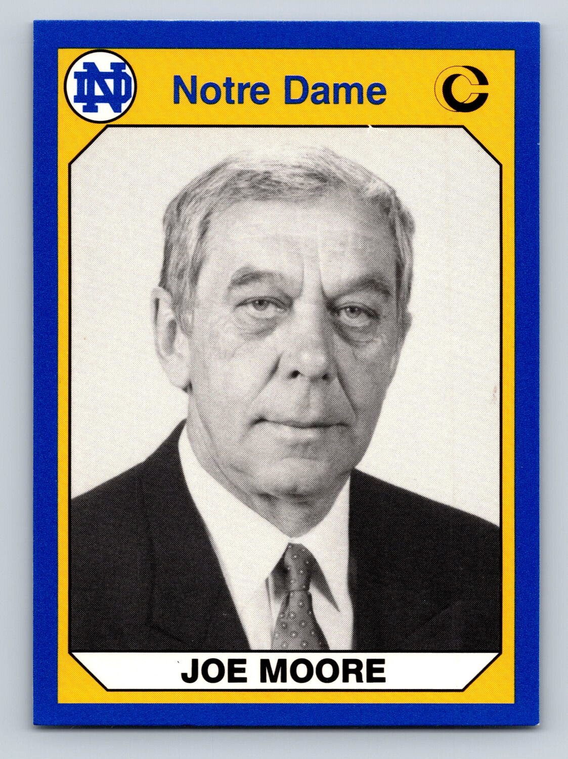 1990 Collegiate Collection Notre Dame #164 Joe Moore