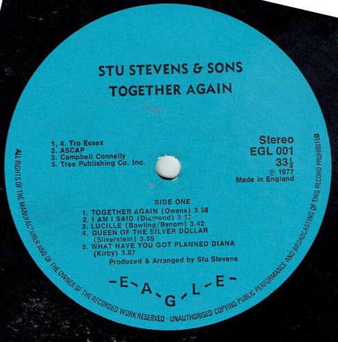 Stu Stevens - Together Again (LP) - Picture 3 of 5
