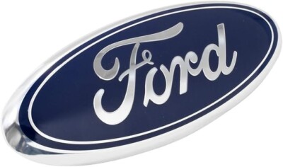 2007 through 2014 Ford Edge OE Genuine Front Grille Oval Blue Emblem BT4Z-8213-B