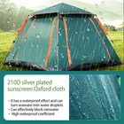 Camping Zelt Automatik Pop Up Zelt 4-5 Personen Familie Kuppelzelt Winddicht DHL