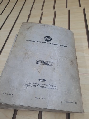 1987 Ford Car Shop Manuals Powertrain Lube Body Chassis Tempo/Topaz Escort/Lynx - Picture 9 of 11